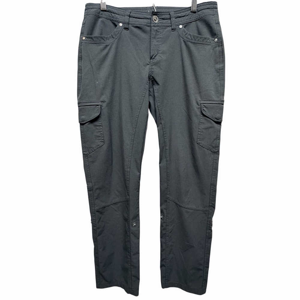 Kuhl Mens Gray Cargo Hiking Pants Outdoor Stretch Utility Trail Size 32x30